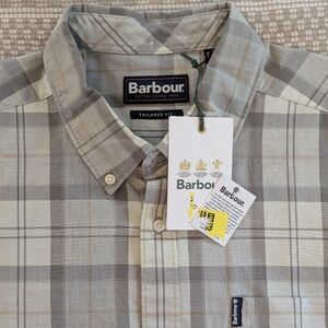 Barbour Men's Gray Tartan Shirt